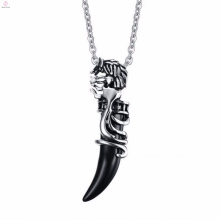Fashion Large Sliver Wolf Infinite Pendants For Making Punk Jewelry